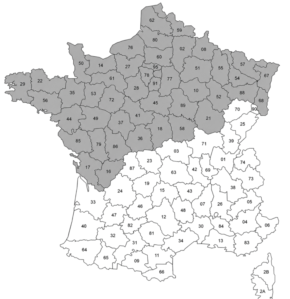carte nord